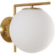Canada LED 8 inch Brass Wall Sconce Wall Light